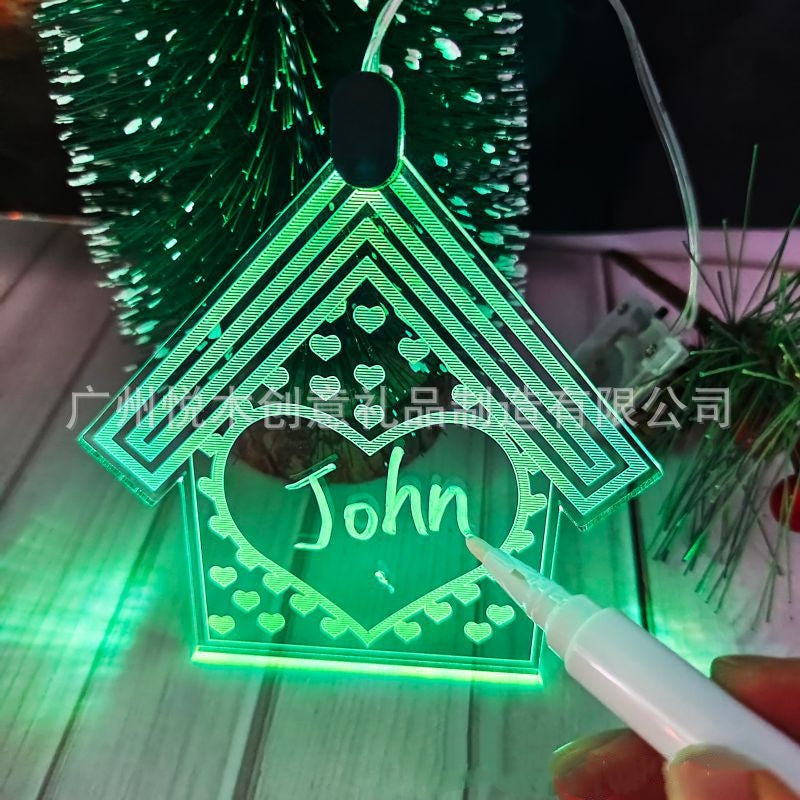 DIY light-up Christmas tree ornament