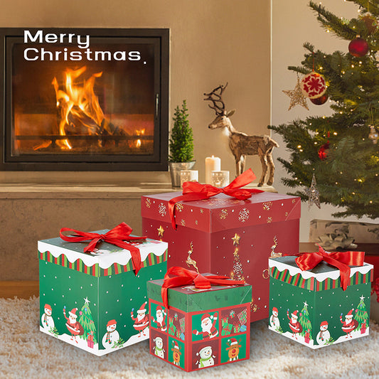 Christmas tree decoration gift box