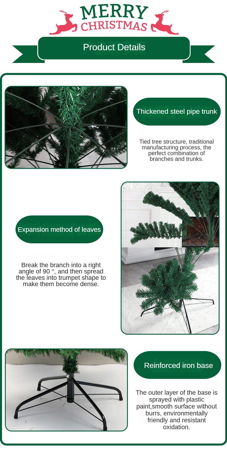 6 Feet PVC Artificial Christmas Tree