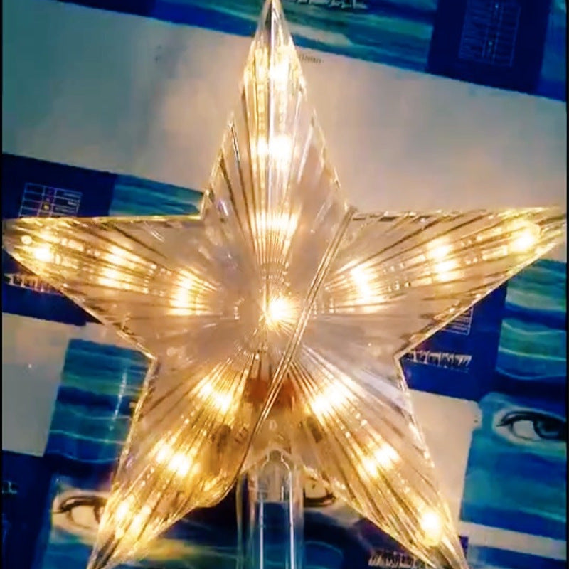 Christmas Tree Topper Star 8.3" LED Lighted Star